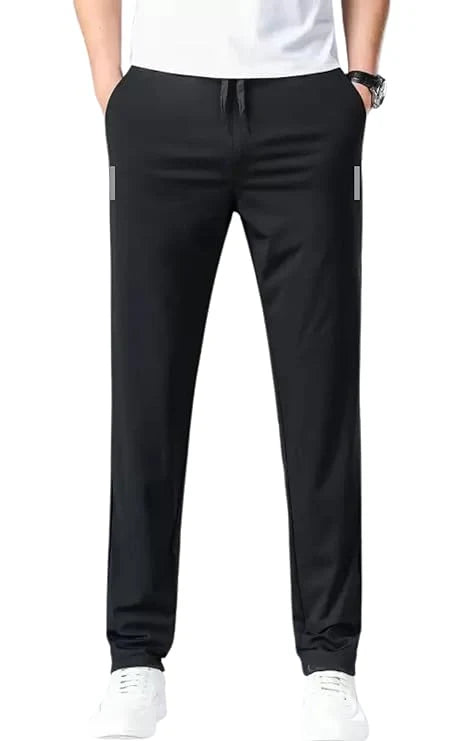 Combo of 2 Men's Sports Regular Fit Lycra Track Pant with Two Side Pockets